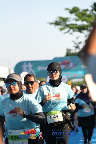 Race photo from KBP City Run 2024
