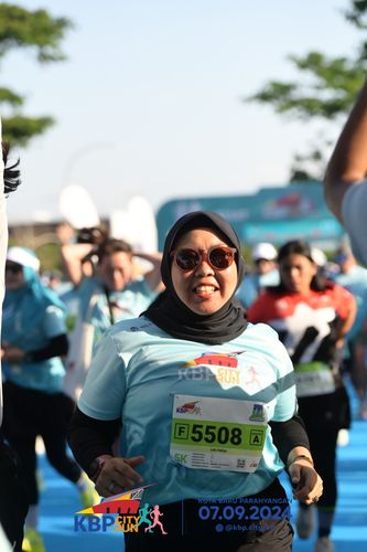 Race photo from KBP City Run 2024
