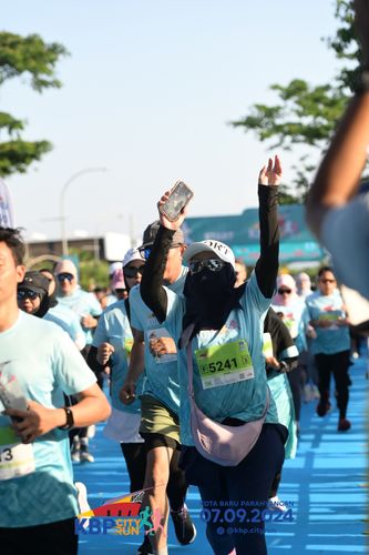 Race photo from KBP City Run 2024