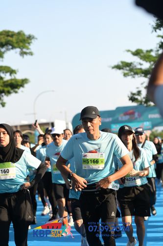 Race photo from KBP City Run 2024