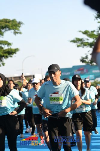 Race photo from KBP City Run 2024