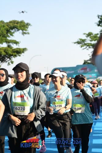 Race photo from KBP City Run 2024