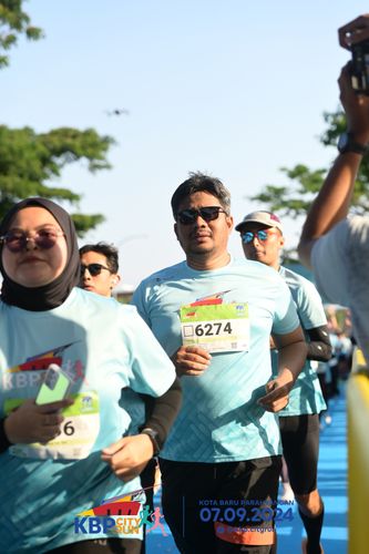 Race photo from KBP City Run 2024