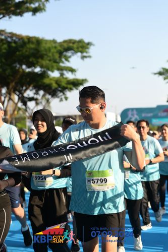 Race photo from KBP City Run 2024
