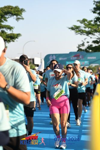 Race photo from KBP City Run 2024