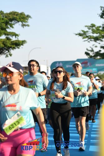 Race photo from KBP City Run 2024