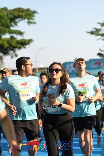 Race photo from KBP City Run 2024