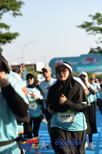 Race photo from KBP City Run 2024