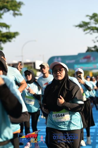 Race photo from KBP City Run 2024