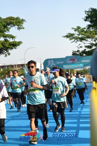 Race photo from KBP City Run 2024
