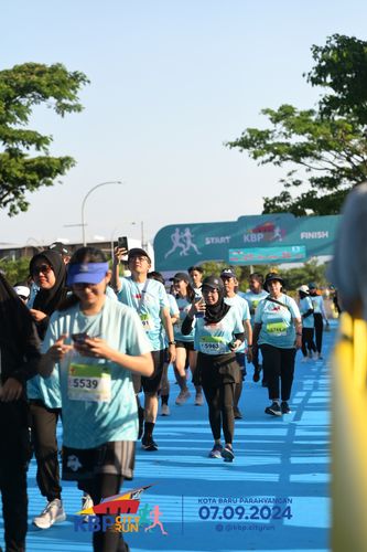 Race photo from KBP City Run 2024