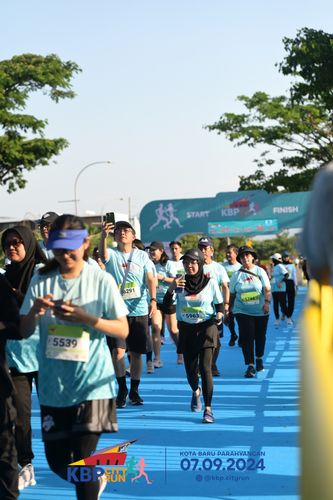 Race photo from KBP City Run 2024