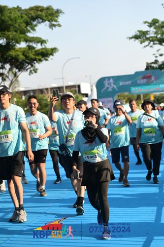 Race photo from KBP City Run 2024