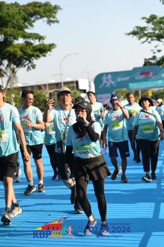 Race photo from KBP City Run 2024