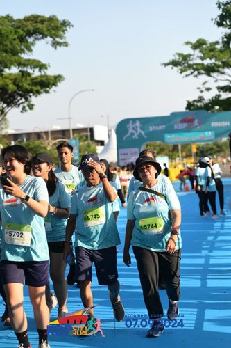 Race photo from KBP City Run 2024