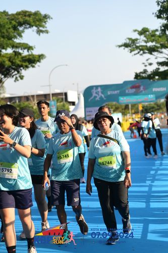 Race photo from KBP City Run 2024