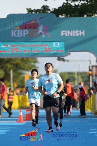 Race photo from KBP City Run 2024