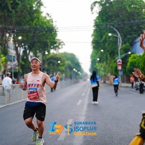 Race photo from SURABAYA ISOPLUS MARATHON 2026