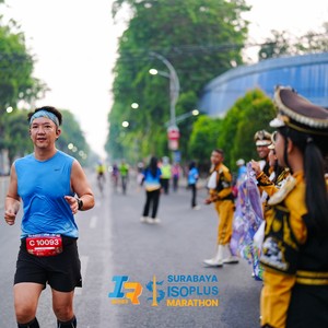 Race photo from SURABAYA ISOPLUS MARATHON 2026