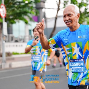Race photo from SURABAYA ISOPLUS MARATHON 2026