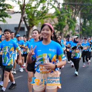 Race photo from SURABAYA ISOPLUS MARATHON 2026