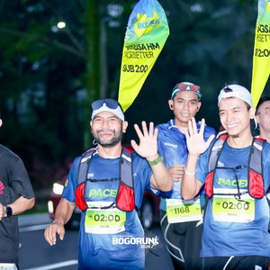 Race photo from BOGORUN 2026