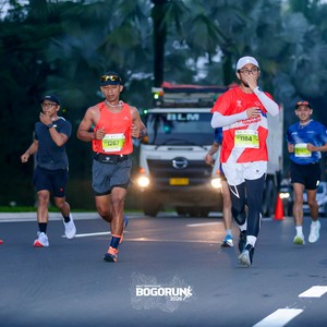 Race photo from BOGORUN 2026