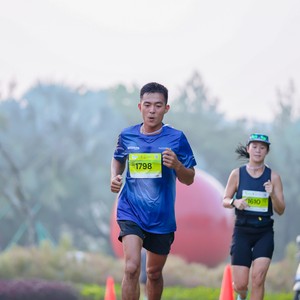 Race photo from BOGORUN 2026