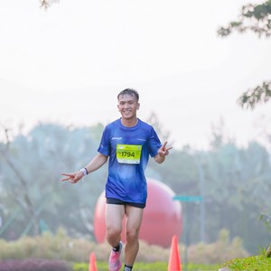 Race photo from BOGORUN 2026