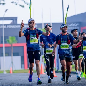 Race photo from BOGORUN 2026