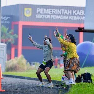 Race photo from BOGORUN 2026