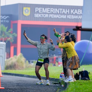Race photo from BOGORUN 2026