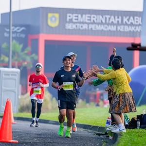 Race photo from BOGORUN 2026