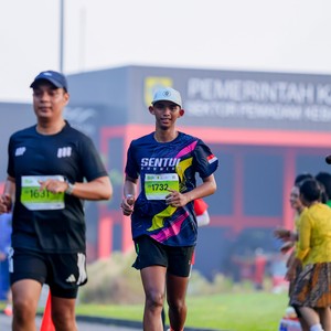 Race photo from BOGORUN 2026