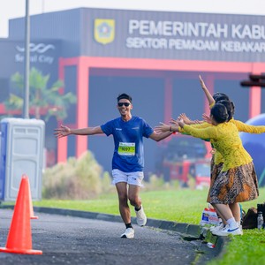 Race photo from BOGORUN 2026