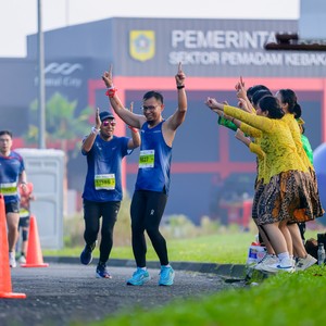 Race photo from BOGORUN 2026