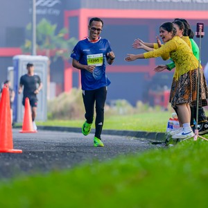 Race photo from BOGORUN 2026