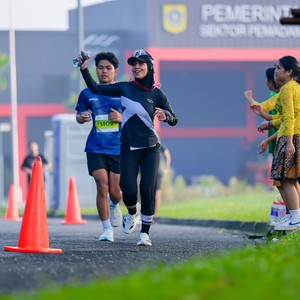 Race photo from BOGORUN 2026