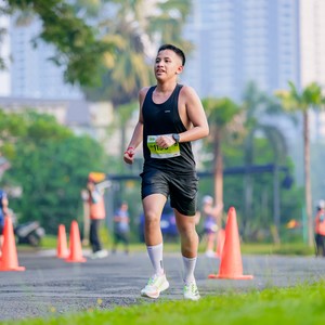 Race photo from BOGORUN 2026