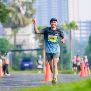 Race photo from BOGORUN 2026