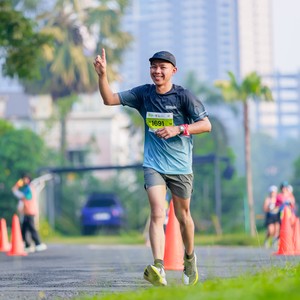 Race photo from BOGORUN 2026