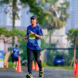 Race photo from BOGORUN 2026