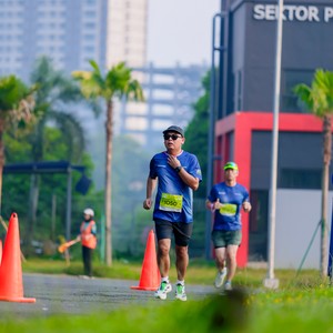 Race photo from BOGORUN 2026