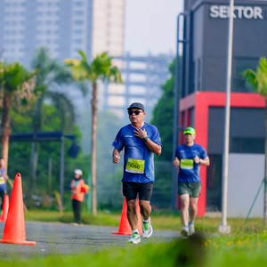 Race photo from BOGORUN 2026
