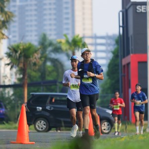 Race photo from BOGORUN 2026