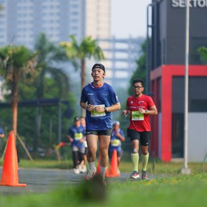 Race photo from BOGORUN 2026