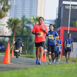 Race photo from BOGORUN 2026