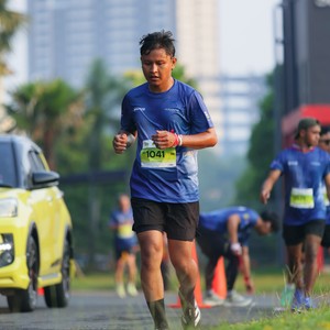 Race photo from BOGORUN 2026