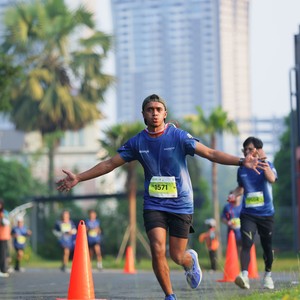 Race photo from BOGORUN 2026
