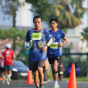 Race photo from BOGORUN 2026
